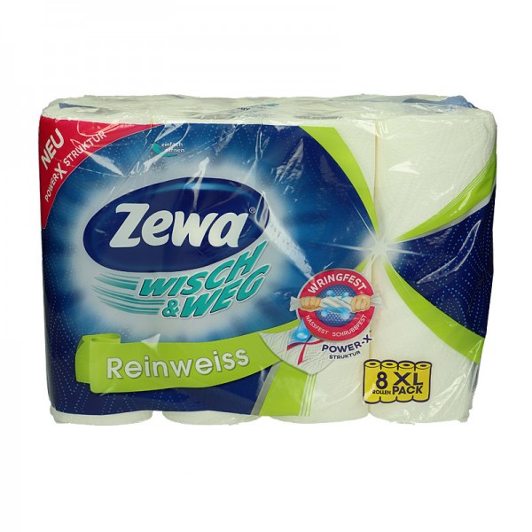 Zewa Wisch&Weg Küchenrolle, Haushaltstücher XL 8 Rollen
