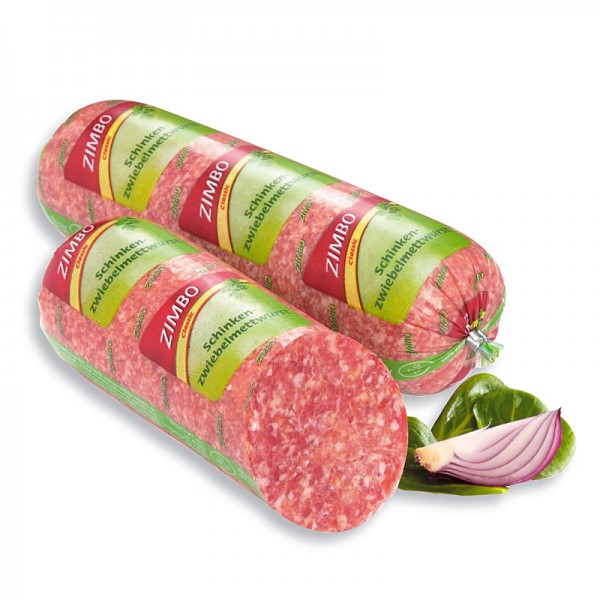Zimbo Schinken Zwiebelmettwurst 180g