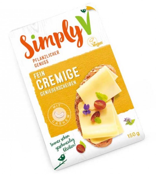 Simply V Pflanzliche Genießerscheiben Cremig 150g