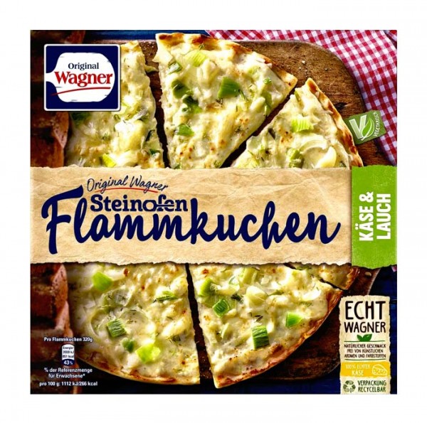 Original Wagner Flammkuchen Käse &amp; Lauch 320g