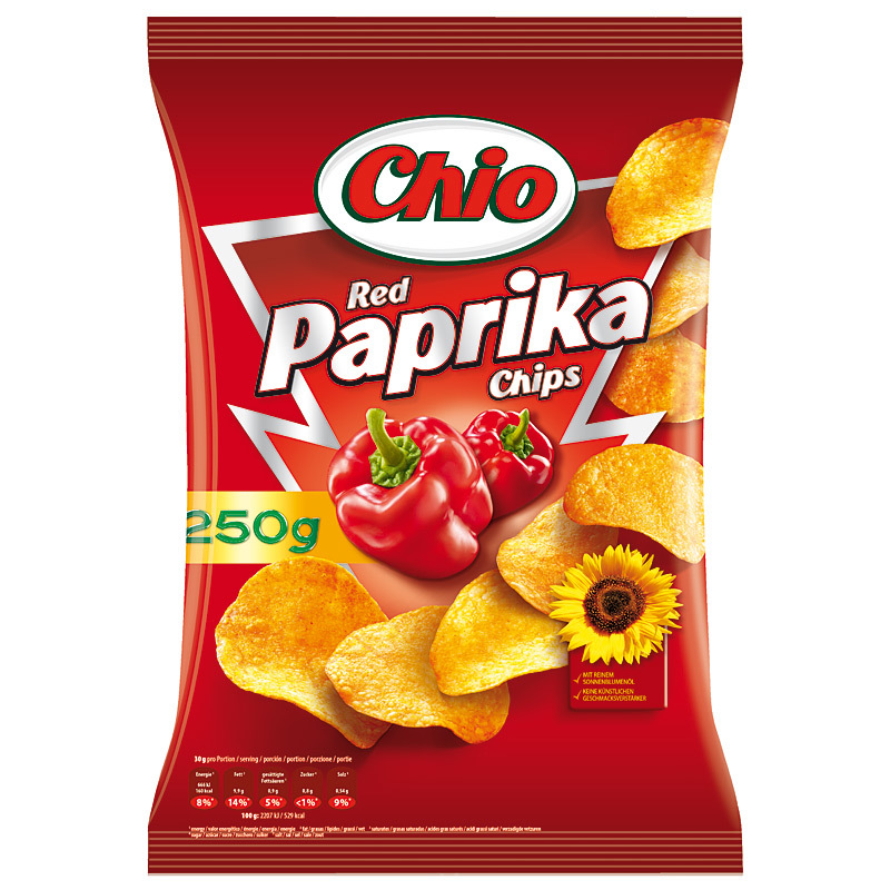 Chio | Chio Chips Red Paprika250g | FrankenFresh | Lebensmittel ...