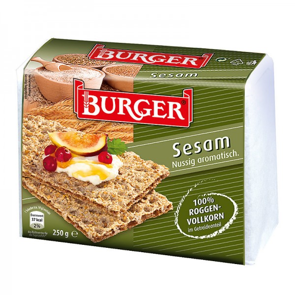 Burger Knäckebrot Sesam 250g