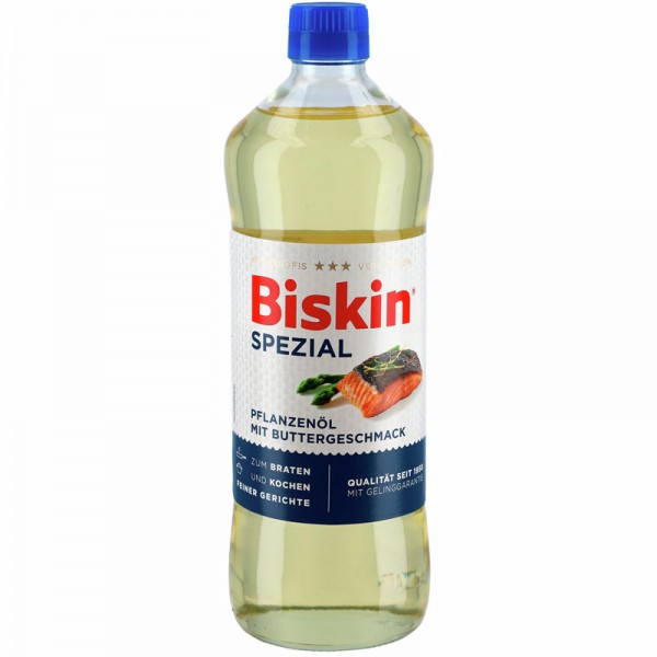 Biskin Spezial Pflanzenöl mit Buttergeschmack 0,75L