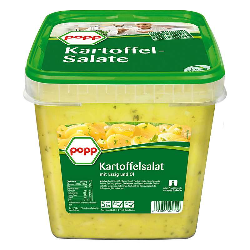 Popp Kartoffelsalat 5kg mit FrankenFresh liefern lassen!