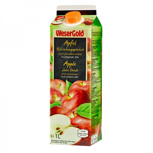 Weser Gold Apfel Fruchtsaftgetränk 1L