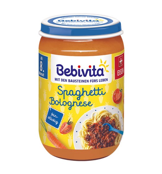 Bebivita BIO Spaghetti Bolognese ab dem 8. Monat 220g