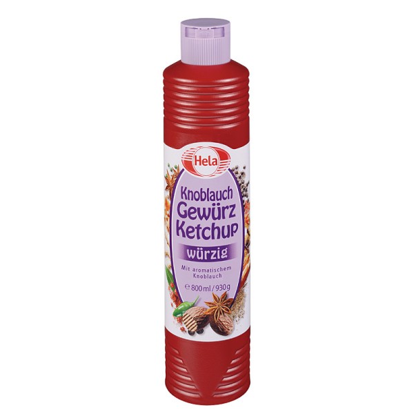 Hela Knoblauch Gewürz Ketchup 800ml