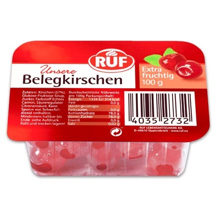 Belegkirschen 100g