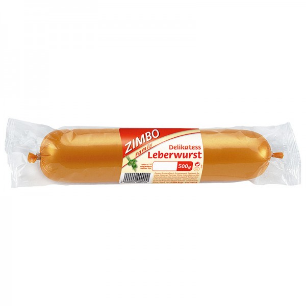 Zimbo Family Delikatess Leberwurst 500g
