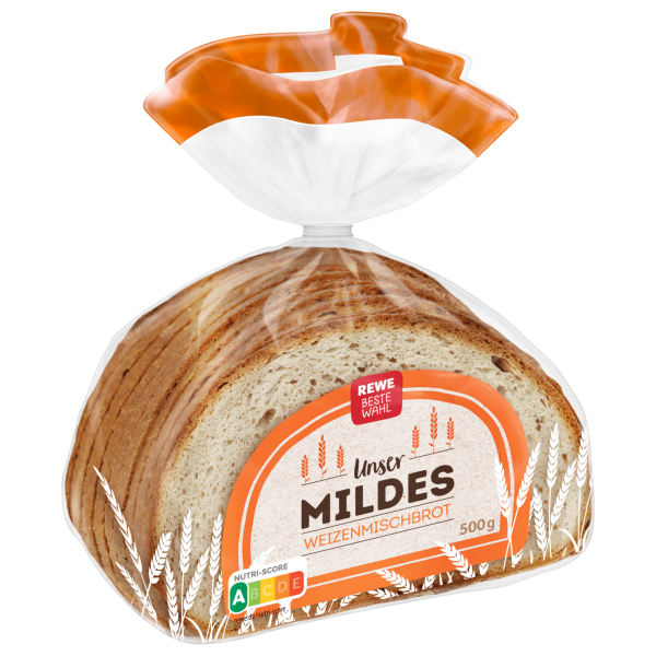 Mildes Weizenmischbrot, 500g