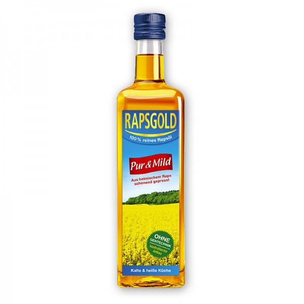 Rapsgold Rapsöl Pur & Mild 750ml Glasflasche