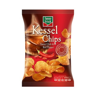 Funny Frisch Kesselchips Sweet Chili & Red Pepper 120g