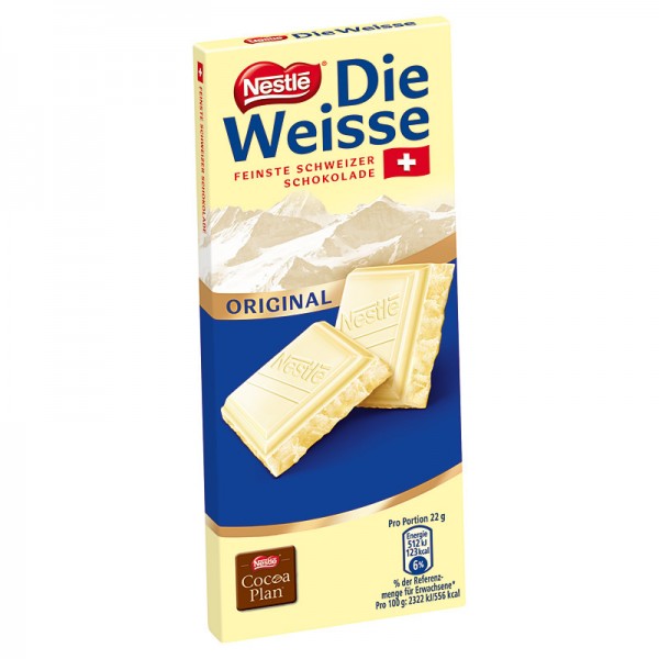 Nestlé die Weisse Schokolade 100g