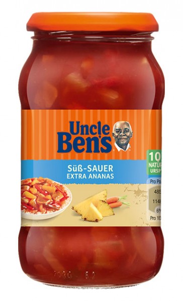 Uncle Ben's Reis Sauce Süß-Sauer Extra Ananas 400g