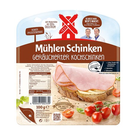 Rügenwalder Mühlen Schinken Geräucherter Kochschinken 100g