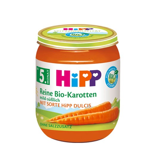 Hipp BIO Reine Bio-Karotten ab dem 5. Monat 125g