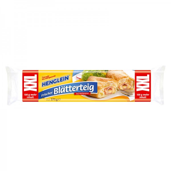 Henglein Frischer Blätterteig XXL 375g