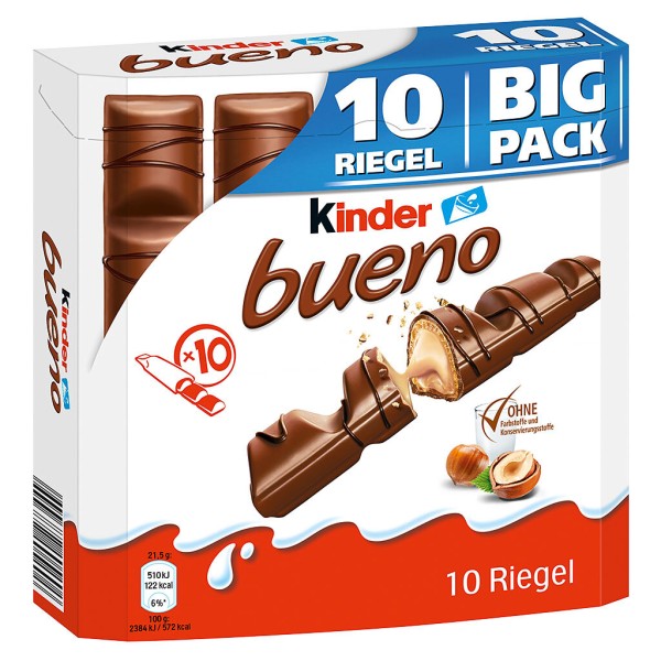 Kinder Bueno Big Pack, 10 Riegel