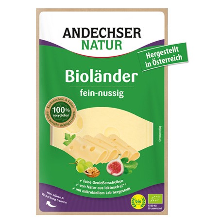 Andechser Bioländer Bio Käse 45% 150g