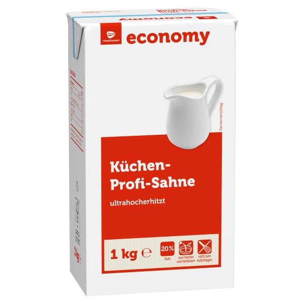 Küchen-Profi-Sahne 20%, 1 Liter