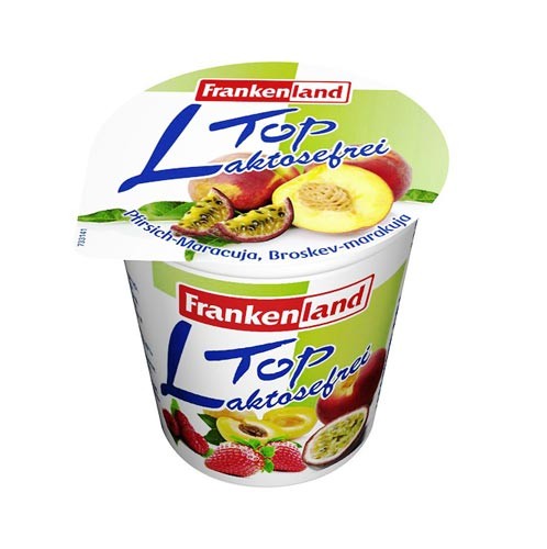 FrankenLand Top Laktosefrei Joghurt Pfirsich-Maracuja 125g