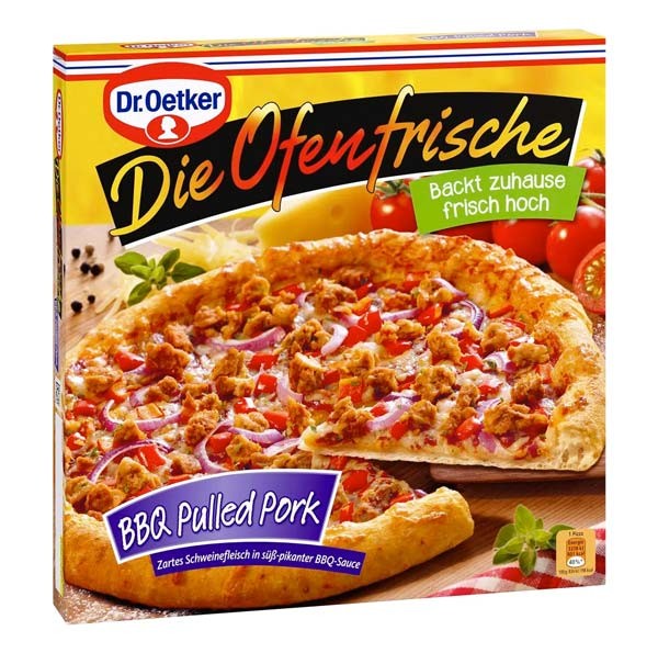Dr. Oetker Die Ofenfrische Pizza BBQ Pulled Pork 405g