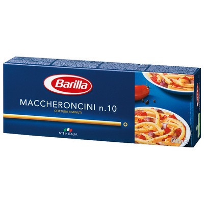 Barilla Maccheroncini No. 10, 500g