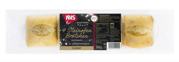 IBIS Steinofen Brötchen Classic, 4 Stück, 300g