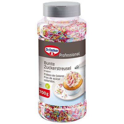 Dr. Oetker Bunte Zuckerstreusel 700g