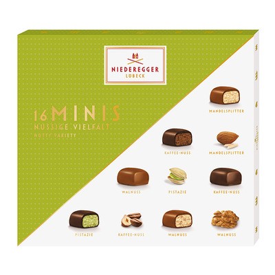 Niederegger Nussige Vielfalt Minis Pralinen 112g