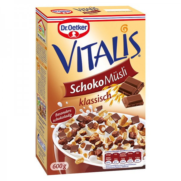 Dr. Oetker Müsli Schoko Vitalis 600g