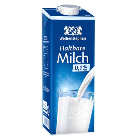 Weihenstephan H-Milch 0,1% 1L