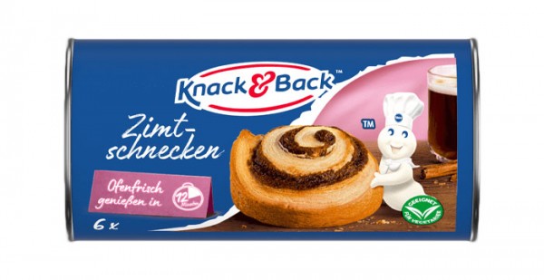 Knack & Back Zimtschnecken 240g (6x40g)