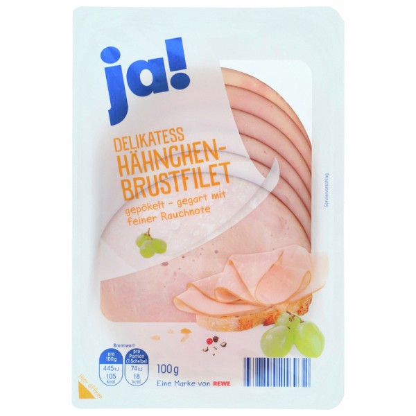 Delikatess Hähnchen-Brustfilet 100g