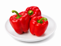 Frische Paprika Rot 3 Stück Packung