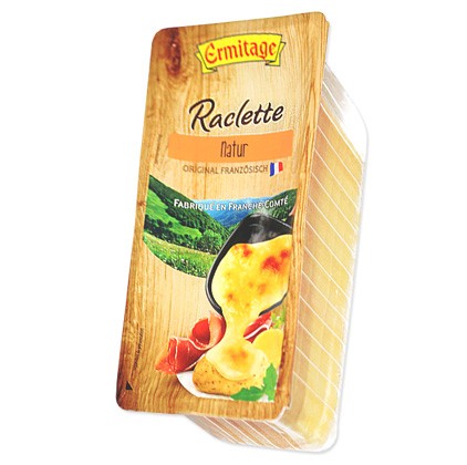 Ermitage Französischer Raclettekäse Natur in Scheiben 400g