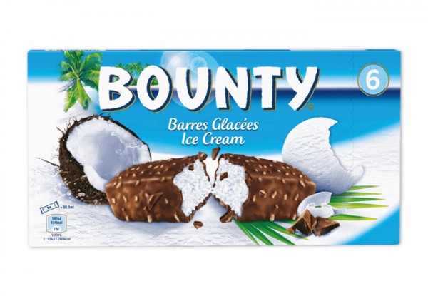 Bounty Eis Ice Cream Riegel 6 Stück