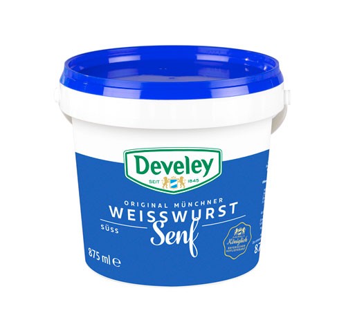 Develey Original Münchner Weißwurst Senf 875ml