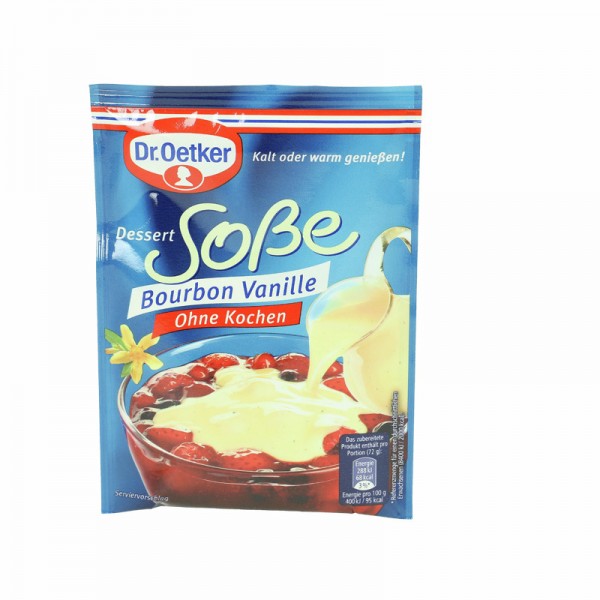 Dr. Oetker Dessert Soße Bourbon Vanille Ohne Kochen 39g