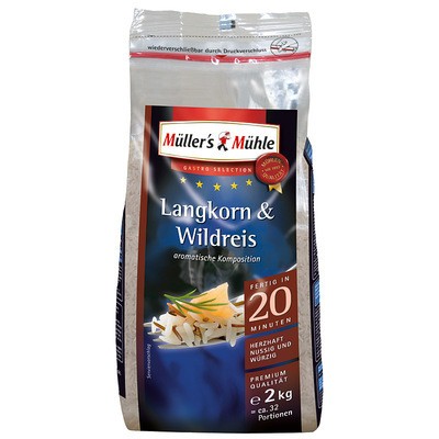 Müller's Mühle Langkorn und Wildreis 2kg