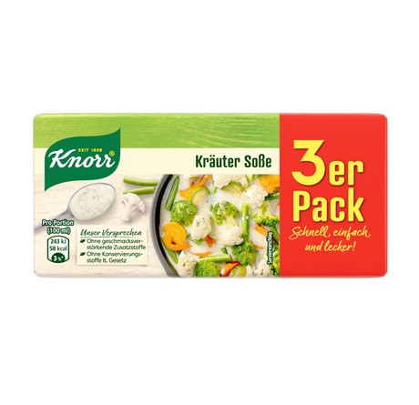 Knorr Kräuter Soße 3er Pack