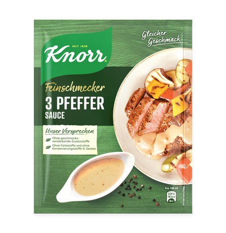 Knorr Feinschmecker 3 Pfeffer Sauce für 250ml