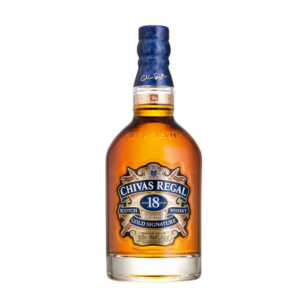 Chivas Regal Scotch Whisky aged 18 years Gold Signature 40% 0,7L