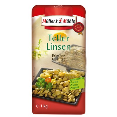 Müller's Mühle Teller-Linsen 1kg