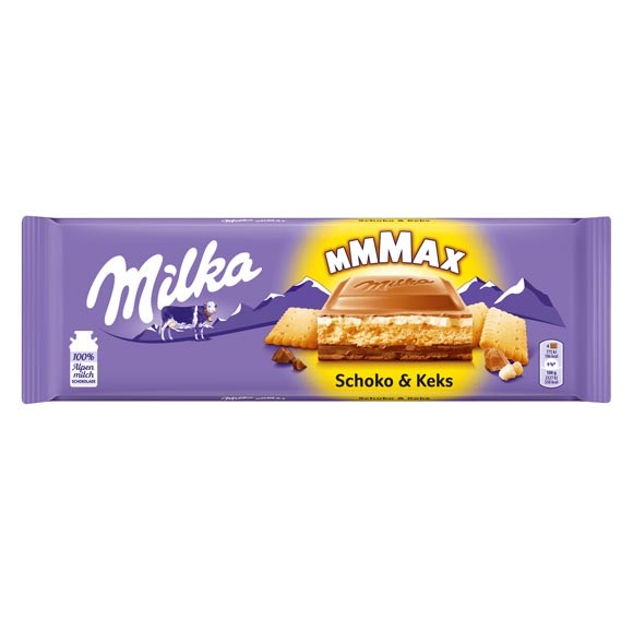 Milka MMMAX Schoko &amp; Keks Schokolade 300g