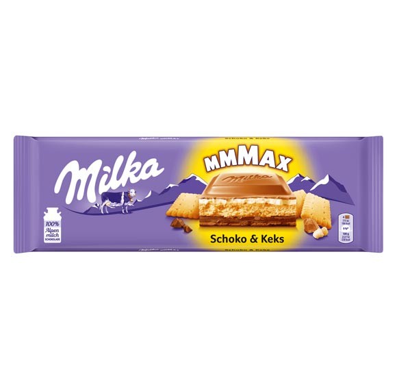 Milka MMMAX Schoko & Keks Schokolade 300g