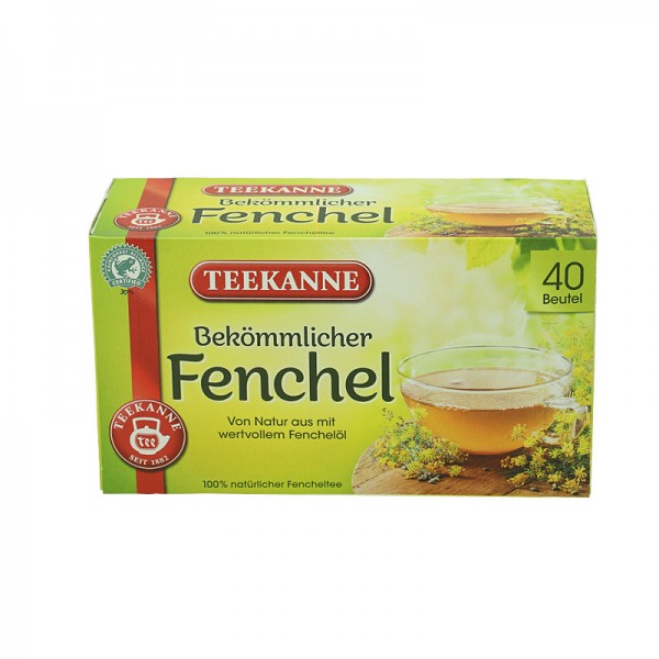 Teekanne bekömmlicher Fenchel 40 Beutel