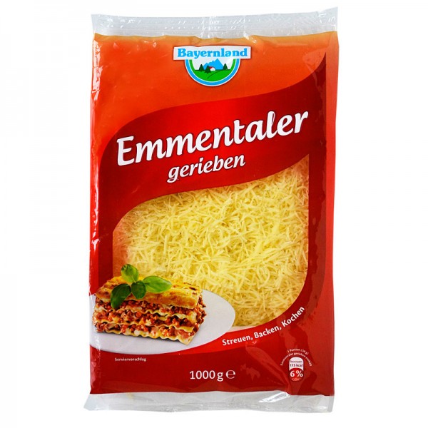 Bayernland Emmentaler gerieben 45% XXL 1kg