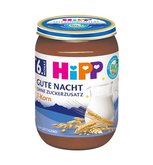 Hipp BIO Gute Nacht 7 Korn ab dem 6. Monat 190g