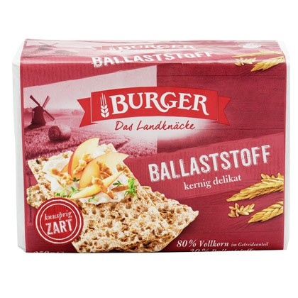 Burger Knäckebrot Balaststoff 250g